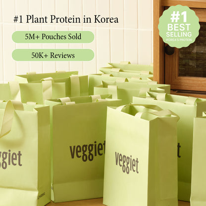 Veggiet Real Matcha Protein Shake - 1 Box (7 Pouches)